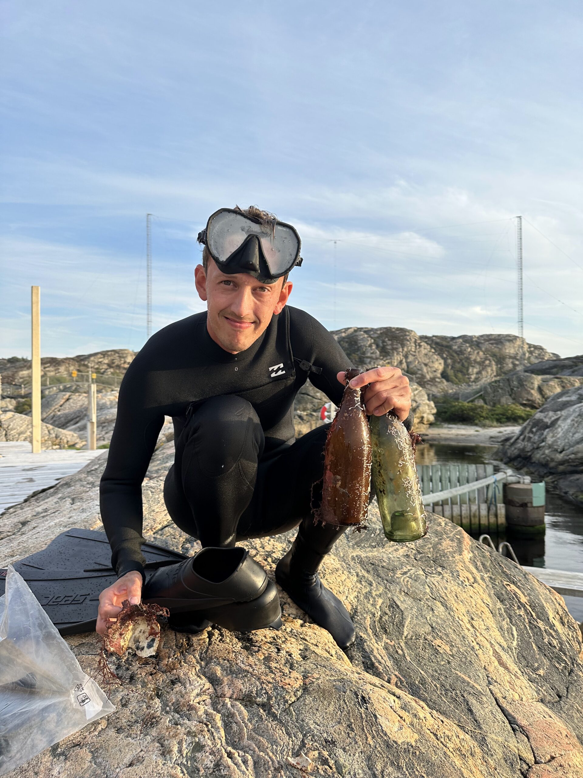Bottenstädning i Stockevik